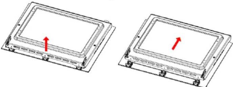 AYA AF71BP - Cleaning the glass door (Fig.2-5) - 3