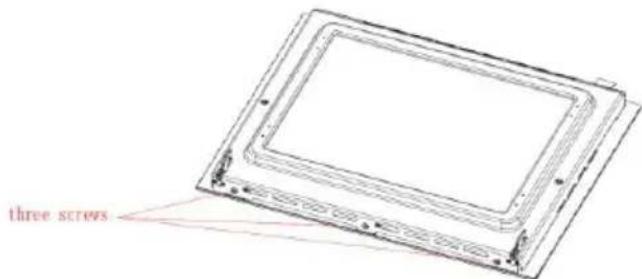 AYA AF71BP - Cleaning the glass door (Fig.2-5) - 2