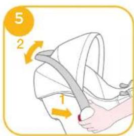Joie iMuze Lx - Handle Adjustment - 2