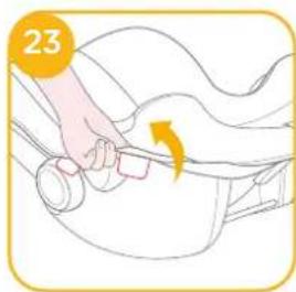 Joie iMuze Lx - Detaching Canopy and Seat Pad - 4