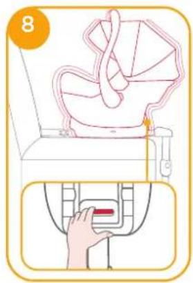 Joie iBase Lx 2 - i-Level™ Recline/i-Gemm™ 3/ i-Snug™ 2/i-Juva/i-Jemini infant child restraint attachment to i-Base™ Ix 2 - 7