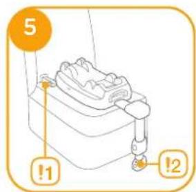 Joie iBase Lx 2 - i-Level™ Recline/i-Gemm™ 3/ i-Snug™ 2/i-Juva/i-Jemini infant child restraint attachment to i-Base™ Ix 2 - 4