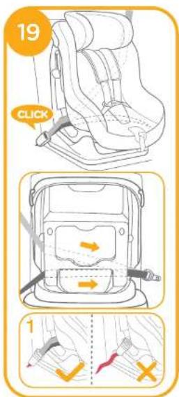 Joie Steadi R129 - Merknader for installasjon - 15