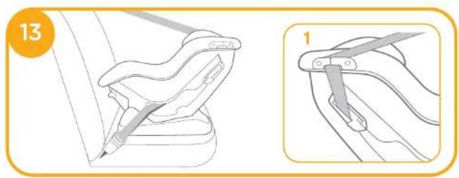 Joie Steadi R129 - Merknader for installasjon - 9