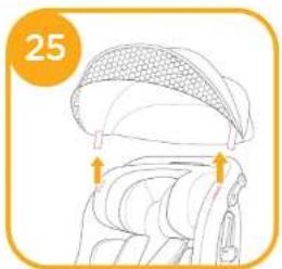 Joie Steadi R129 - Nastavenie sklonu - 7
