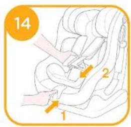 Joie Steadi R129 - Merknader for installasjon - 10