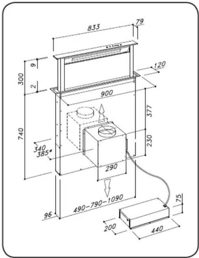 Fulgor Milano FDDH 900 TRC WH - GERÄTEBESCHREIBUNG - 1