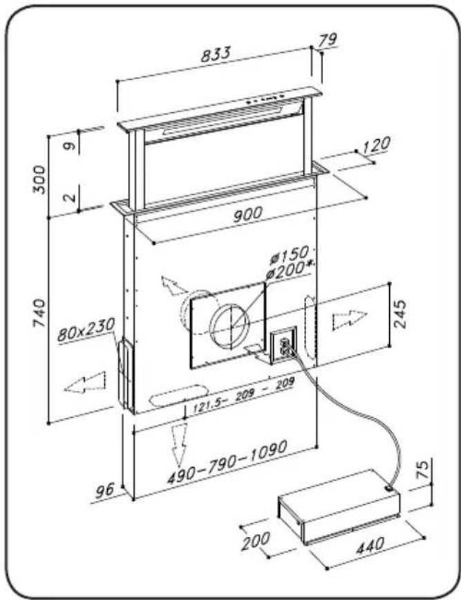Fulgor Milano FDDH 1120 TRC BK - DESCRIPTION OF THE APPLIANCE - 2