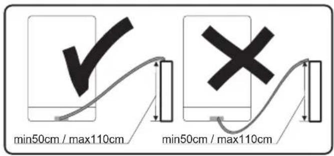 AMICA GSP 546 110 W - The drain hose - 1