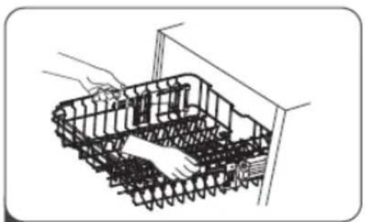 AMICA GSP 546 110 W - Tips for using the dishwasher basket: - 5