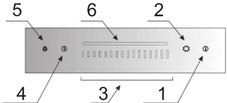 AMICA KHF 665 650 S - Kitchen hood controls - 1