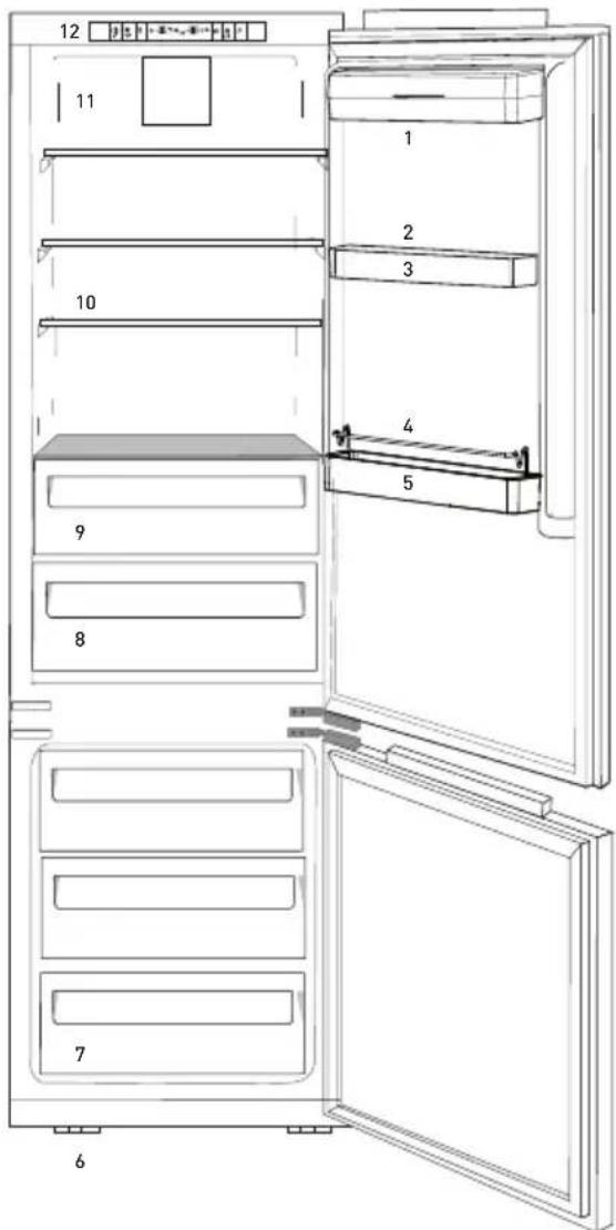 GRUNDIG Edition 75 Einbau Kombination - Az Ön hűtőszekrénye - 1