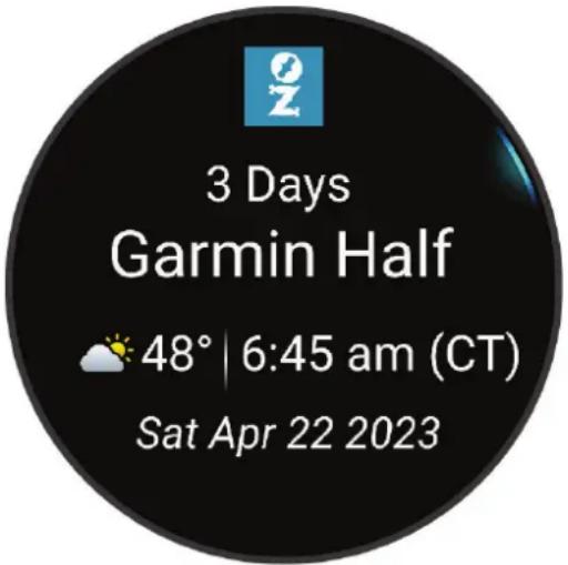 GARMIN Forerunner 965 - Calendrier des courses et course principale - 1