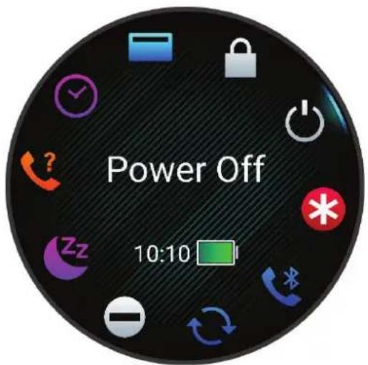 GARMIN Forerunner 965 - Affichage du menu des commandes - 1