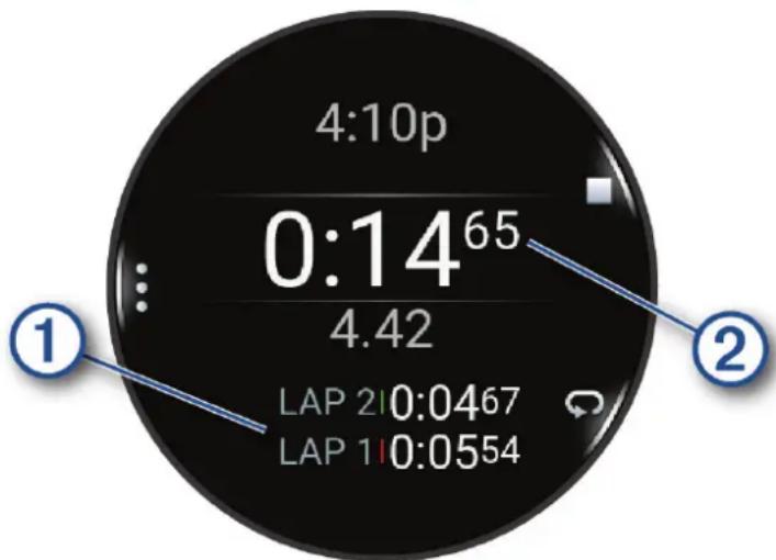 GARMIN Forerunner 965 - Utilisation du chronomètre - 1
