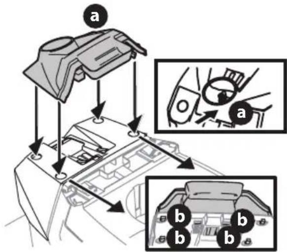TROY-BILT Super Bronco 42E XP - Instalacion de la cubierta del tablero (si corresponde) - 1