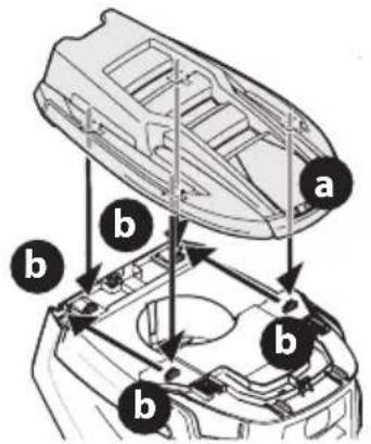 TROY-BILT Super Bronco 42E XP - Installing the Snap-On Hood Topper (If necessary) - 1
