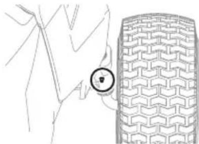 TROY-BILT Super Bronco 42E XP - FRONT WHEELS - 1