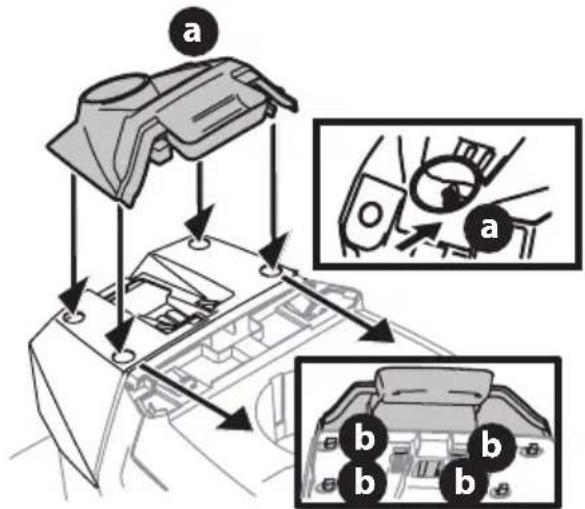 TROY-BILT Super Bronco 42E XP - Installing the Dash Cap (If necessary) - 1