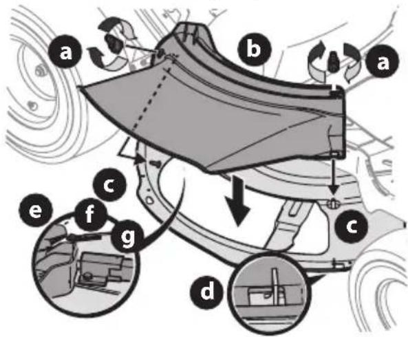 TROY-BILT TB30E XP - Installing the Deck Chute - 1