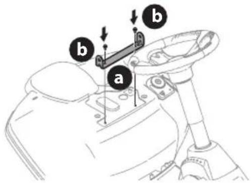 TROY-BILT TB30E XP - Installation du siège - 3