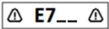 TROY-BILT TB30E XP - Codes d'erreur - 7