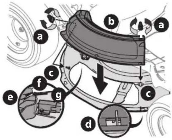 TROY-BILT TB30E XP - Installing the Mulch Plug (if equipped) - 1