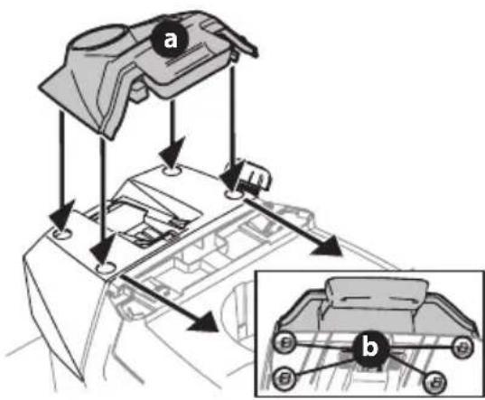 TROY-BILT Super Bronco 50K FAB XP - Installation du couvercle du tableau de bord (le cas échéant) - 1