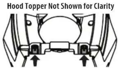 TROY-BILT Super Bronco 50K FAB XP - Installing the Snap-On Hood Topper (If necessary) - 2