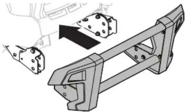 TROY-BILT Super Bronco 46K XP - Installation du grillage de protection FastAttach ^MC (le cas échéant) - 1
