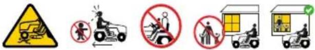 TROY-BILT Super Bronco 46K FAB XP - SAFETY SYMBOLS - 3