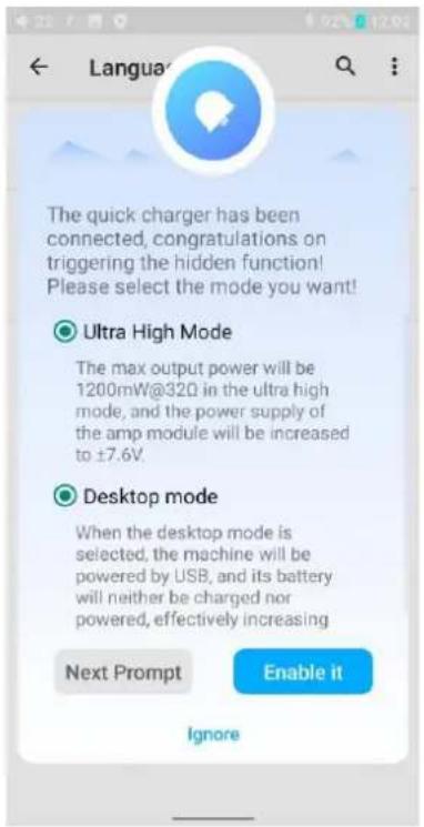 FiiO M15S - Mode bureau - 1