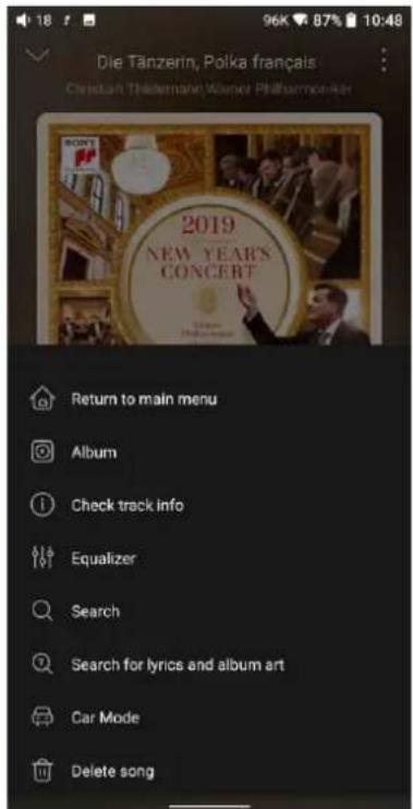 FiiO M15S - Menu de toutes les chansons - 2