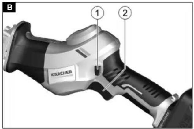 B KARCHER ① ②