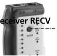 Laserliner MultiCableChecker - Transmitter TX Receiver RECV - 1
