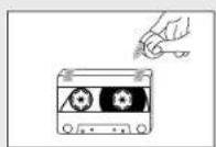 SAMSUNG MAXDA55 - Précautions à prendre avec les cassettes audio - 3