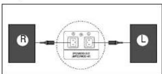 SAMSUNG MAXA54 - Branchement des enceintes - 1