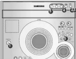 SAMSUNG MAXA54 - Chargement et changement de disques compacts - 1