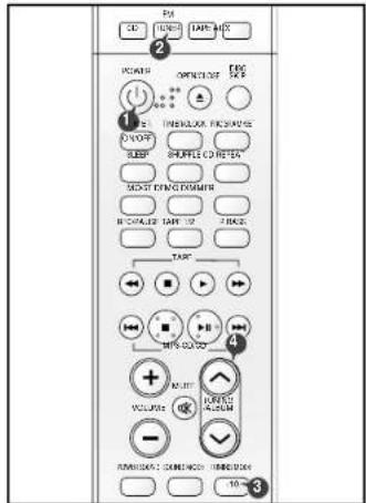 SAMSUNG MAXA54 - Sélection d'une station de radio enregistrée - 2