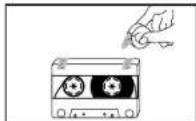 SAMSUNG MAXA54 - Précautions concernant les cassettes audio - 3