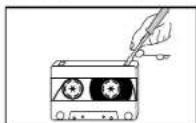 SAMSUNG MAXA54 - Précautions concernant les cassettes audio - 2