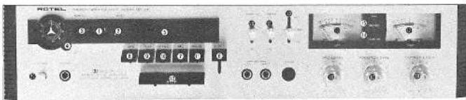 ROTEL RD12F - COMPTEUR DE BANDES ET BOU- TON DE REMISE A ZERO - 1