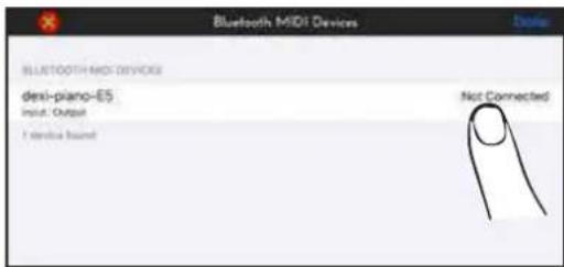 Dexibell Vivo H10 - Transfert de données MIDI Bluetooth - 6