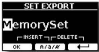 Dexibell Vivo H10 - Exportation d'un ensemble de mémoire dans la mémoire USB - 3