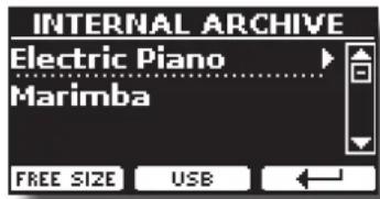 Dexibell Vivo H10 - Récupération d'une bibliothèque à partir de I"archive INTERNATIONAL". - 1