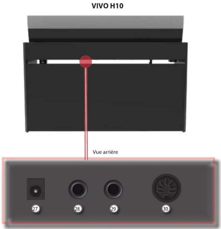 Dexibell Vivo H10 - Côté arrêté - 1