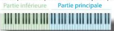 Dexibell Vivo H10 - Diviser la gamme du clavier et jour deux tonalités différentes - 2