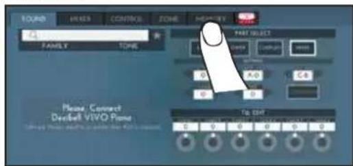 Dexibell Vivo H10 - Transfert de données MIDI Bluetooth - 3