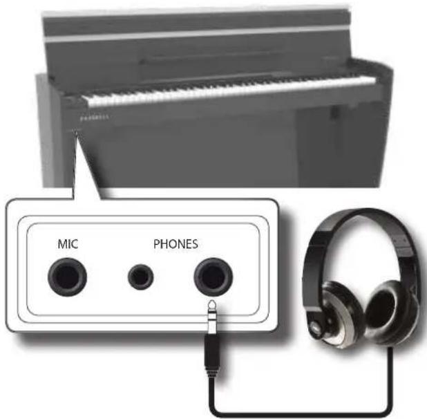 Dexibell Vivo H10 - Écouter avec des écouteurs - 1