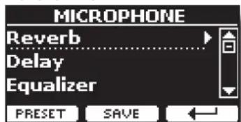 Dexibell Vivo H10 - Sauvegarde de votre préréglage MIC - 1